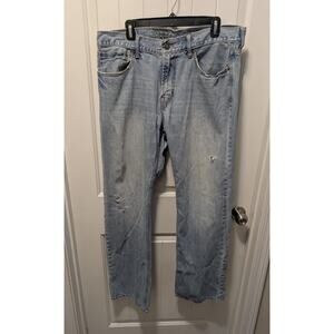 American Eagle Jeans 36x32 Mens Low Rise Boot Cut Distressed